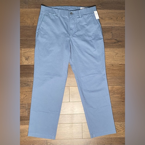GAP Men's Relaxed Performance Pants Pearl Blue Size 33 x 30 NWT - Picture 1 of 13